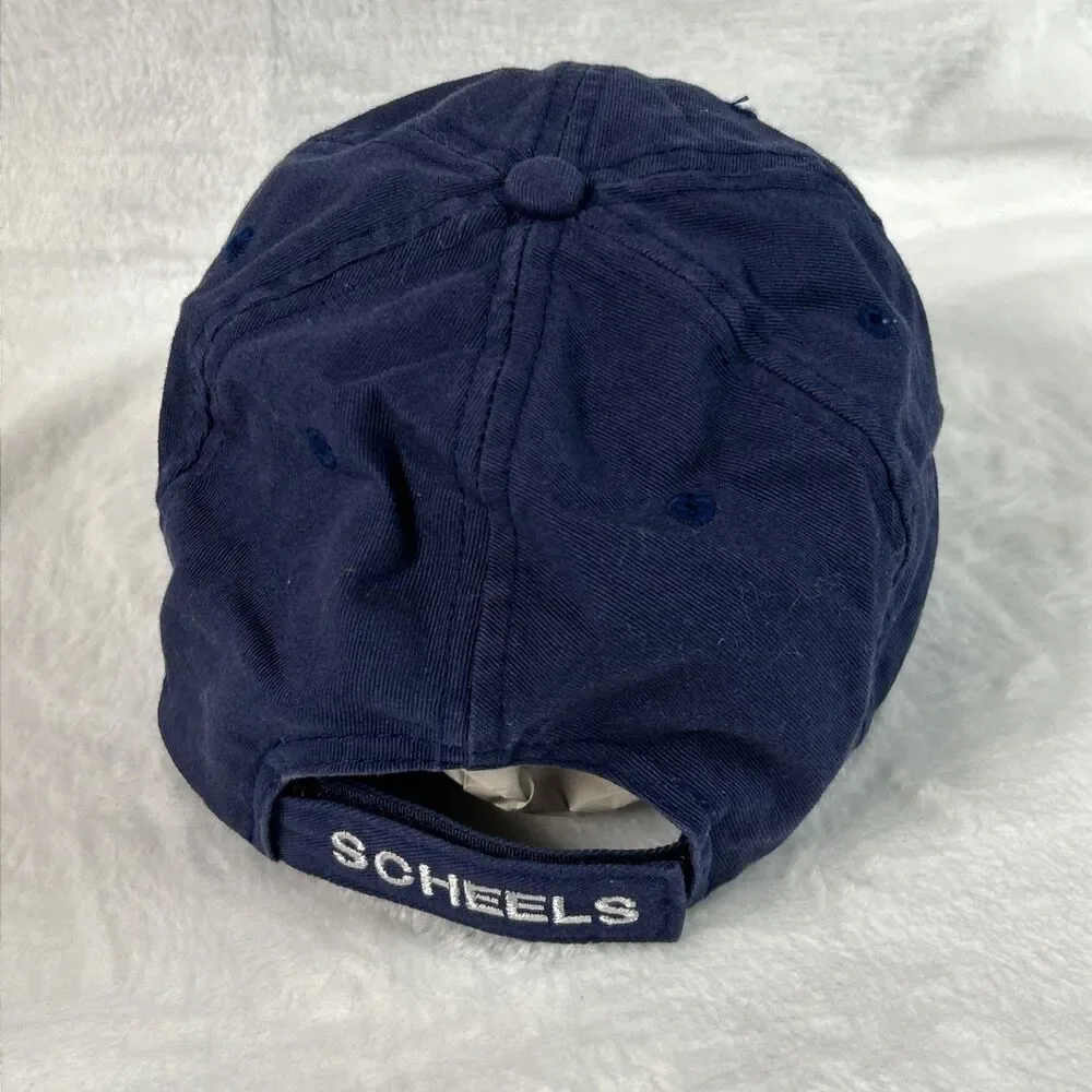 Scheels Blue Mens Hat Adjustable Ball Cap Baseball Sporting Goods